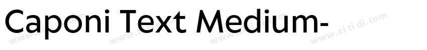 Caponi Text Medium字体转换 Caponi Text Medium字体转换